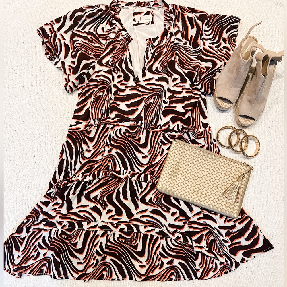 By Anthropologie Tiered Mini Dress